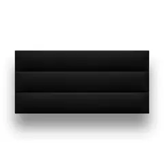 MAGIC CLASS - CABECERO FLOTANTE PEARL 90X60 ECOCUERO NEGRO