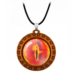 DAYOSHOP - Collar Ojo De Sauro Señor De Los Anillos Detalle + Estuche