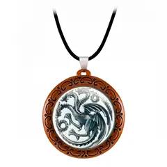 DAYOSHOP - Collar Casa Targaryen Juego De Tronos Unisex + Estuche.