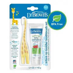 DR BROWNS - Crema+Cepillo de Dientes Para Bebe