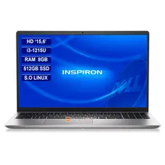 DELL - Portatil 156 HD INTEL i3-1215U Ram 8GB 512GB SSD Silver.---_.