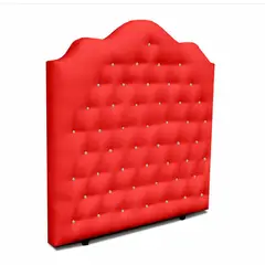 MAGIC CLASS - CABECERO DEACON DE PISO160X120 ECOCUERO ROJO