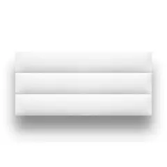 MAGIC CLASS - CABECERO FLOTANTE PEARL120X60 MICROFIBRA BLANCO