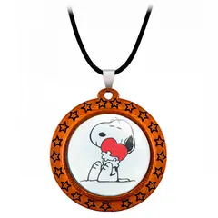 DAYOSHOP - Collar Snoopy Perro Unisex + Estuche