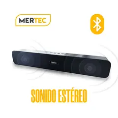 MERTEC - Barra De Sonido USB Y Micro SD Recargable