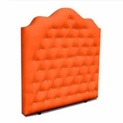 MAGIC CLASS - CABECERO DEACON DE PISO140X120 ECOCUERO NARANJA