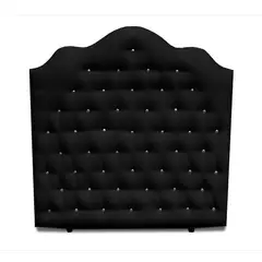 MAGIC CLASS - CABECERO DEACON DE PISO160X120 ECOCUERO NEGRO