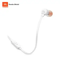 JBL - Audífonos T110 In-Ear Blanco