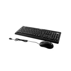 KLIP XTREME - Combo Teclado+Mouse c/Cable USB KlipXtreme KCK-251S Negro