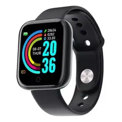GENERICO - Reloj Inteligente Smartwatch Y68 Negro Bluetooth