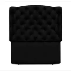 MAGIC CLASS - CABECERO ROYAL DE PISO200X120 ECOCUERO NEGRO