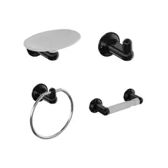 GRIVAL - Kit por 4 Accesorios Nilo negro