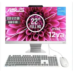 ASUS - Todo en uno Intel Core I3 1215U SSD 512GB DDR4 8GB NO DVD Pantalla 215 FHD Blanco