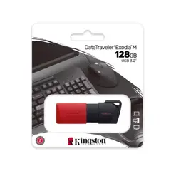 KINGSTON - Memoria USB Kingstong 128GB DATATRAVELER EXODIA M 32gen 100MBS