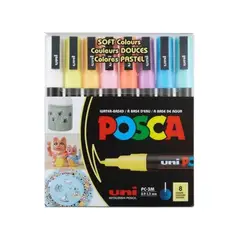 POSCA - Marc BAgua 09-13mm Pastel Set X 8 Uniposca