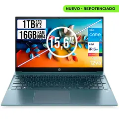 HP - Portátil Pavilion Intel Core i5-1235U 16GB RAM 1TB SSD 156 FHD