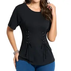 CROYDON - Blusa Claudia Negro para Mujer