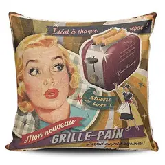 TAYRONA STORE - Funda Cojin Sin Relleno Grille Pain Vintage 01