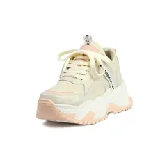 BALLERINA - Tenis Mujer Beige Multicolor Ballerinas Fashion