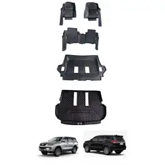 GENERICO - Tapetes Termoformados 5d Para Toyota Fortuner 2017-2024
