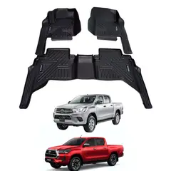 GENERICO - Tapetes Termoformados 5D Para Toyota Hilux 2017-2024