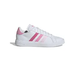 ADIDAS - Tenis Mujer Grand Court - Blanco-Rosado