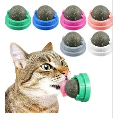 WUUFU - Juguete Catnip Hierva Natural Con Adhesivo Para Pared O Piso