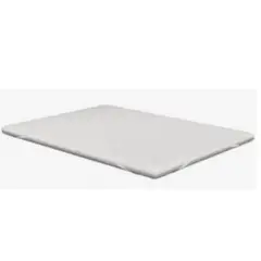 GENERICO - Sobrecolchón suavizante topper ajustable 120x190x6cm