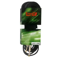 PRO DJ - Cable de micrófono XLR de 20 metros Negro