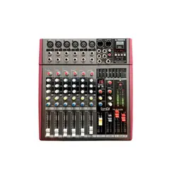 PRO DJ - Consola amplificada 560W 6 canales PS-612USB Negro