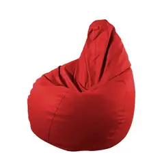 DORMIPUFF - Puff CueroSintetico Silla Pera Grande Rojo sas