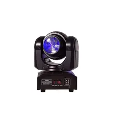 PRO DJ - Cabeza móvil doble cara LED y WASH Doubleface410 Negro