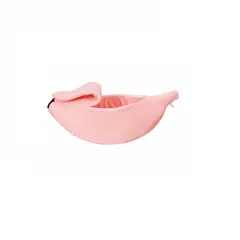 SOLEPET - CAMA BANANA PARA MASCOTAS TALLA S-ROSADO