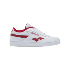 REEBOK - Tenis Hombre Club C 85 - Blanco-Rojo
