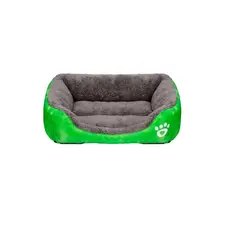 SOLEPET - CAMA SOFT ACOLCHADA PARA PERROS TALLA S -VERDE