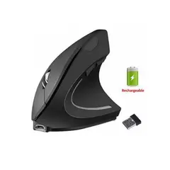 XKIM - Mouse Vertical Recargable Negro 400mAh