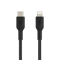 BELKIN - Cable USB-C a Lightning - 1M - Trenzado - Negro