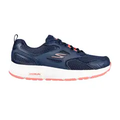 SKECHERS - TENIS AZUL PARA DAMA SK GO RUN CONSISTENT NAVY PINK 128075NVPK