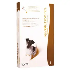 ZOETIS - Antiparasitario Interno/Externo Revolution 12% 5.1 - 10kg
