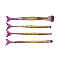 GENERICO - Kit Sirena Brochas Maquillaje
