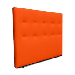 MAGIC CLASS - CABECERO PLANE DE PISO120X120 MICROFIBRA NARANJA