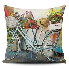 TAYRONA STORE - Funda Cojin Sin Relleno Bicicleta Vintage 14