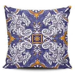 TAYRONA STORE - Funda Cojin Sin Relleno Azulejos Portugueses 18