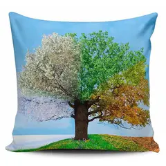 TAYRONA STORE - Funda Cojin Sin Relleno Árbol 4 Estaciones