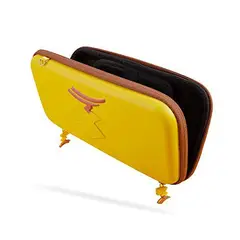 GENERICO - Estuche Amarillo Rigido para Nintendo Switch Lite Oled.