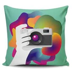 TAYRONA STORE - Funda Cojin Sin Relleno Cámara Colores 06
