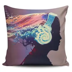 TAYRONA STORE - Funda Cojin Sin Relleno Audífonos Color