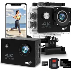 GENERICO - Camara Deportiva Sumergible + Control + Bateria Adicional + micro SD