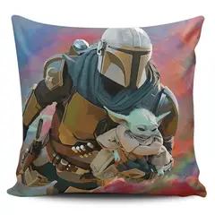 TAYRONA STORE - Funda Cojin Sin Relleno Star Wars Baby Yoda 02