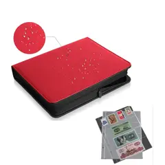 GENERICO - Album Rojo Para Coleccion 40 Billetes